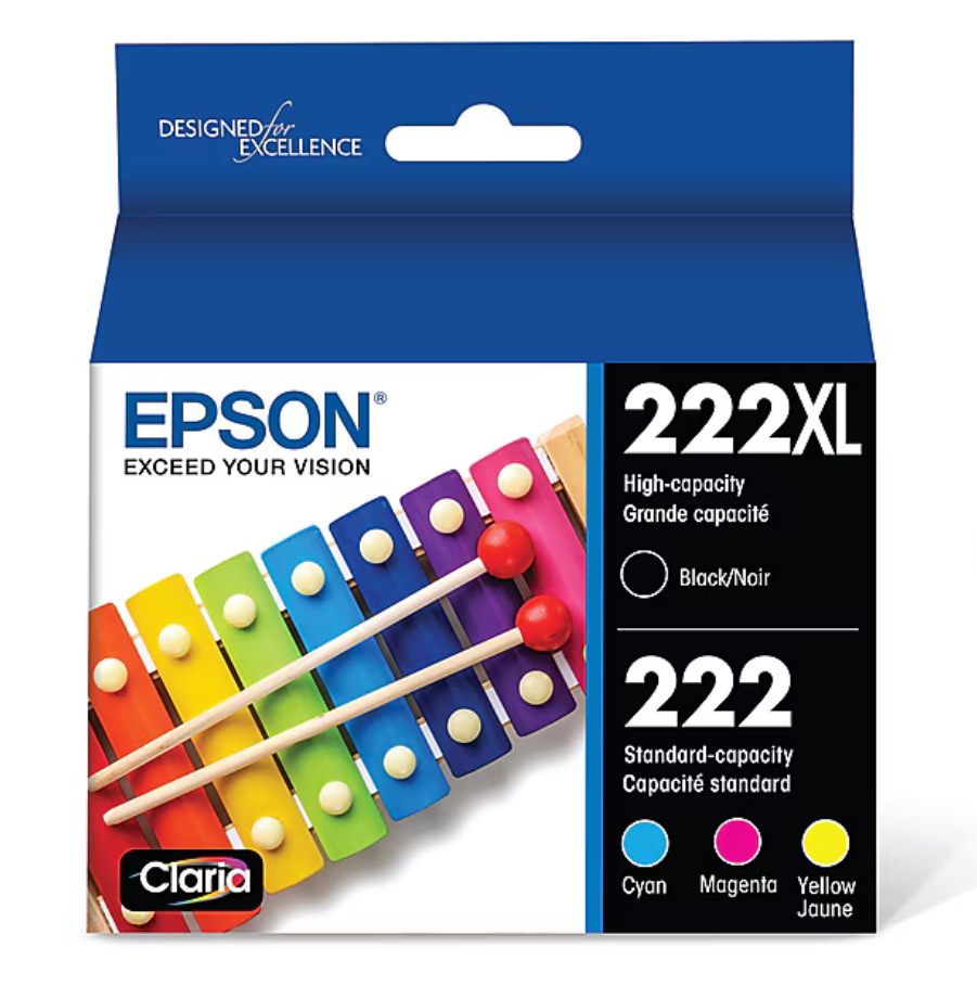 Epson 222XL/222 Ink Combo