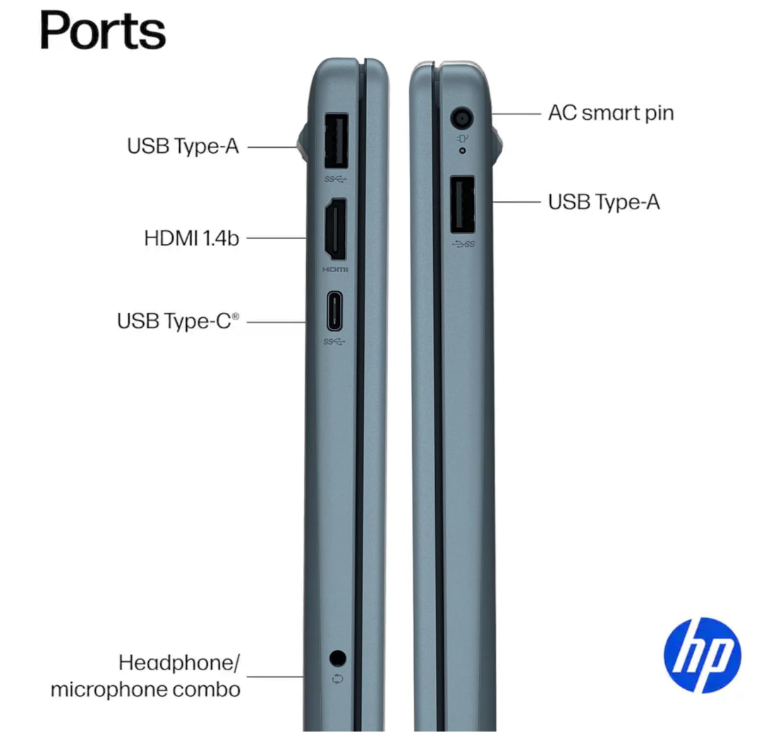 HP Ultrabook 15.6" Laptop, 16GB RAM, 1.1TB Storage (1TB OneDrive + 128