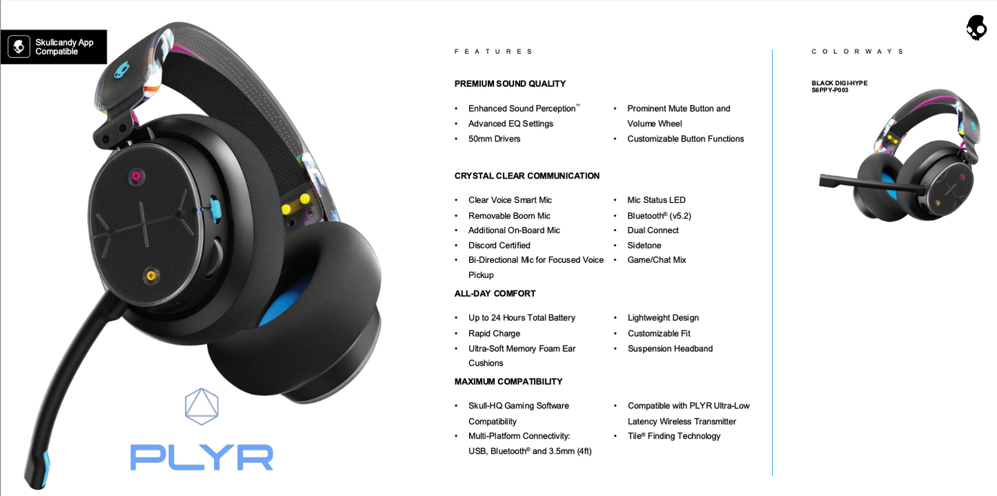 SkullCandy PLYR - S6PPY-P003 (Black)