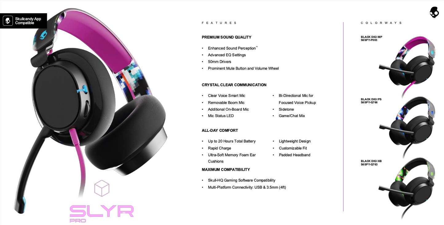 SkullCandy SLYR Pro Wired - S6SPY-P003 (MP)