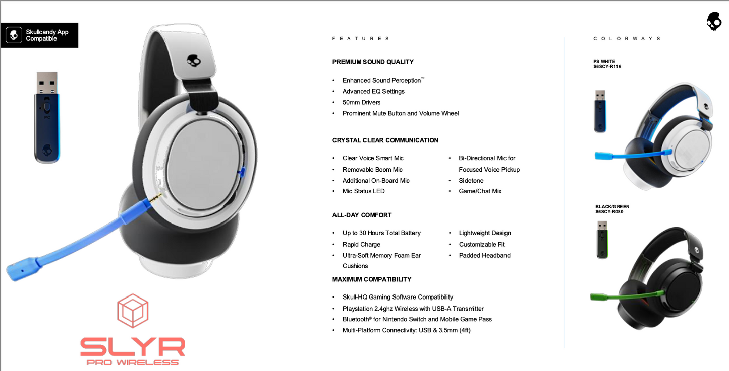 SkullCandy SLYR Pro - S6SCY-R080 (XB)